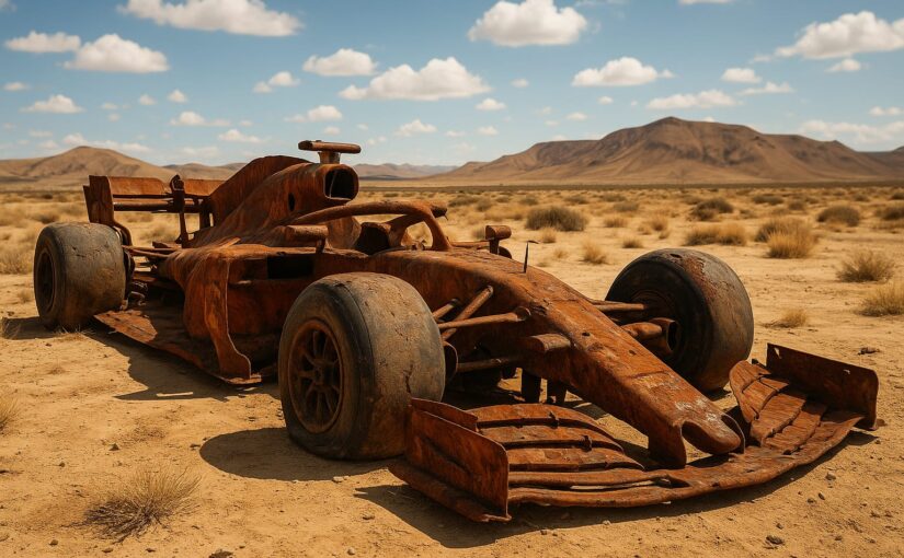 Wenn der Glanz vergeht – was uns ein verrostetes Formel-1-Auto für das Leben lehrt